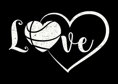 Love Basketball Heart