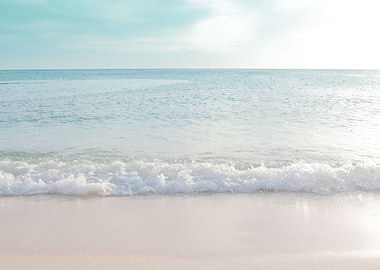 Soft Pastel Ocean Waves 3