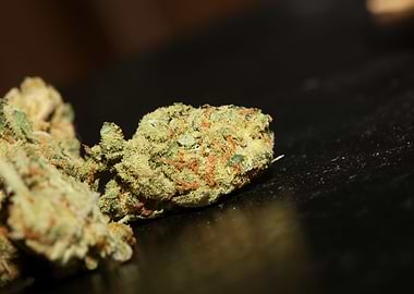 Cannabis buds background