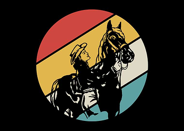 Texas Horse Riding Cowgirl