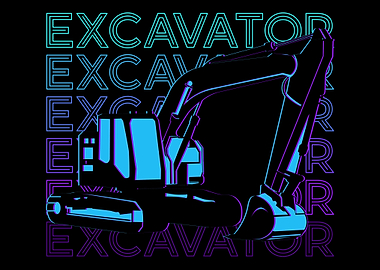 Excavator Retro