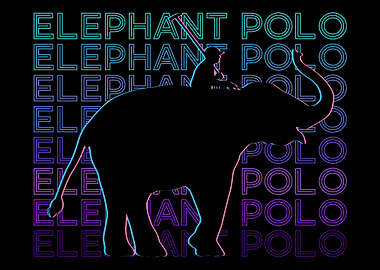 Elephant polo Retro