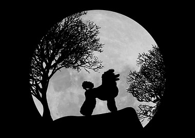 Proud Poodle Full Moon