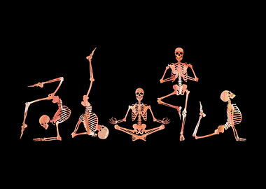 Yoga Skeletons Meditation