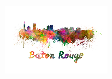 Baton rouge skyline