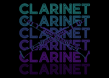 Clarinet Clarinetist Retro