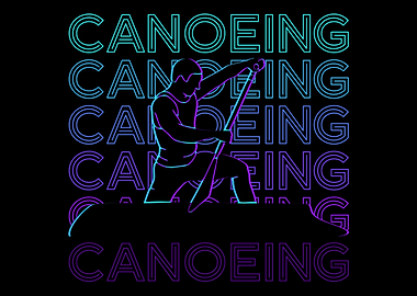 Canoeing Canoeist Canoe