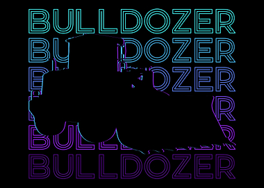 Bulldozer Retro