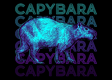 Capybara Retro