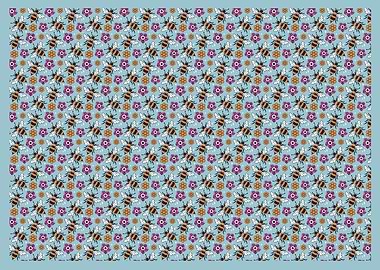 Honey bee pattern design