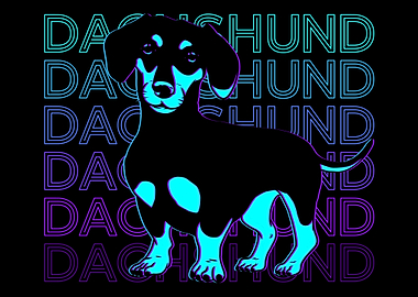 Dachshund Retro