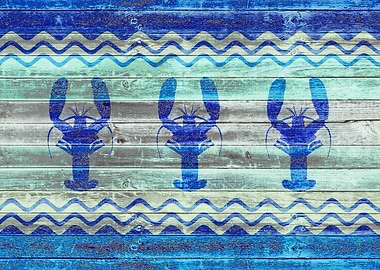 Turquoise Blue Lobsters