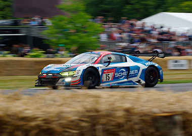 Audi R8 GT3 at speed