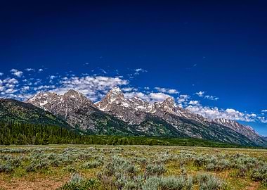 Grand Teton Mountain Range