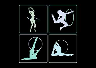 Hula Hoop Artist Hooping