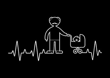 Grandpa Grandkid Heartbeat