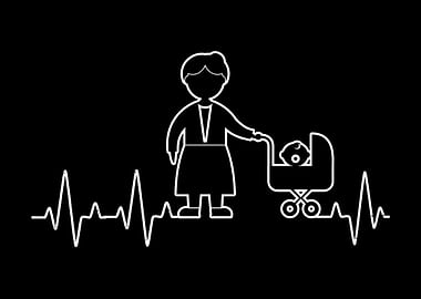 Grandma Grandkid Heartbeat