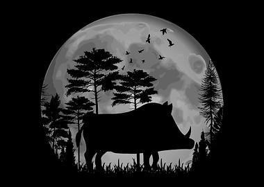 Full Moon Boar Hunter
