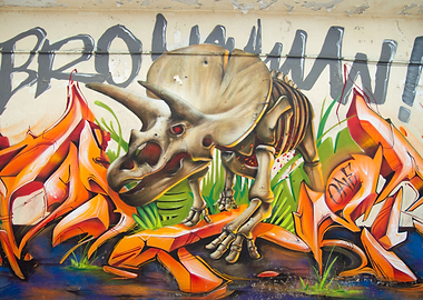 Triceratops skeleton