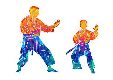 trainer with a young boy