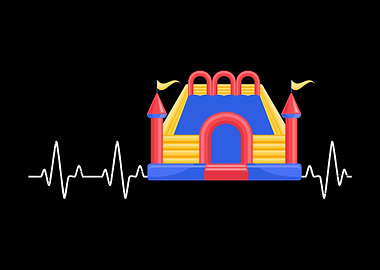 Bouncy castle Heartbeat