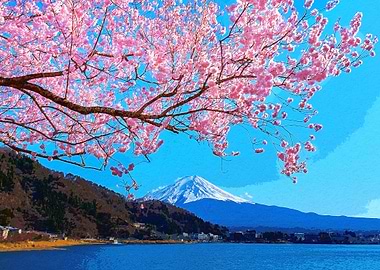 Japan Spring Mountain