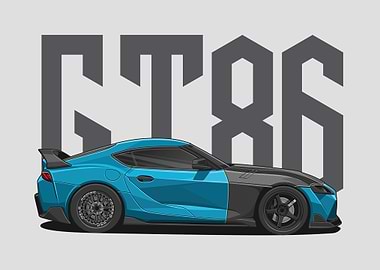 toyota gt86 blue