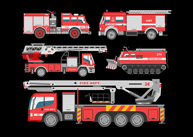 Rescue Fire Trucks