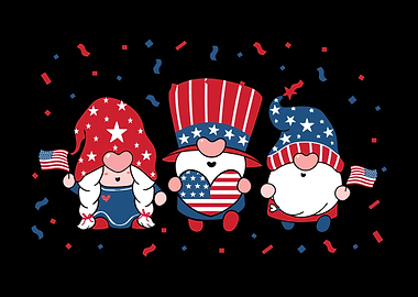 Patriotic Gnomes America