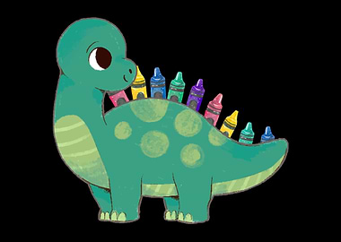 Pencil Dinosaur Boy