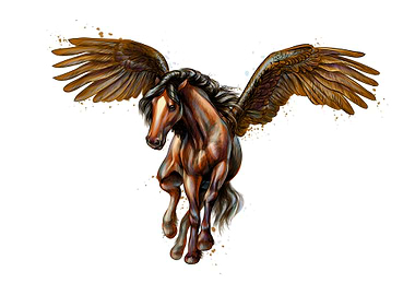mythical winged horse