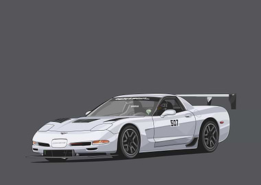 2001 Corvette Z06 white