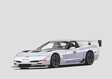 2001 Corvette Z06 white