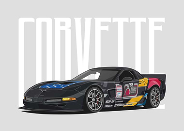 2001 Corvette Z06 Black