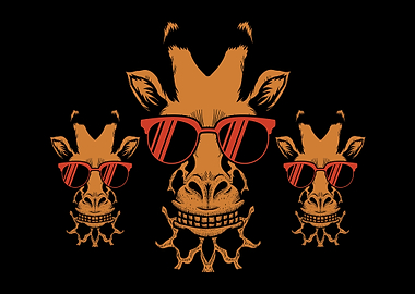 Giraffes Mom Sunglasses