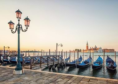 Gondolas In Venice