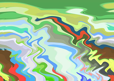 Abstract Alien Splash2