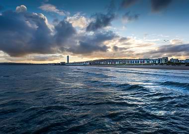Swansea Bay at full tide