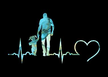 Cute Father Daughter