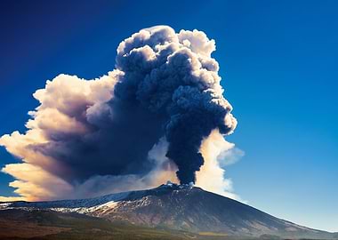 Eruption of Mount Etna