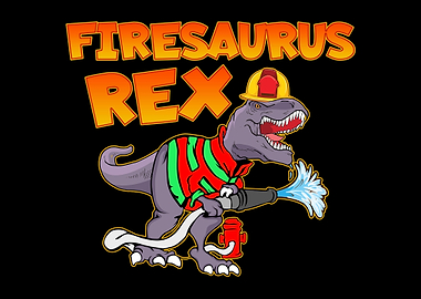 Fireman Dinosaur Kids