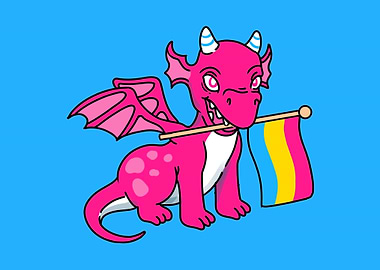 Pan Pride Dragon Pansexual