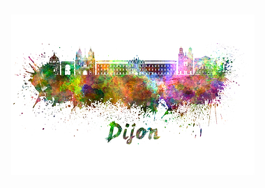 Dijon skyline