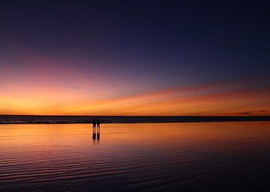 Purple Beach Sunset 1