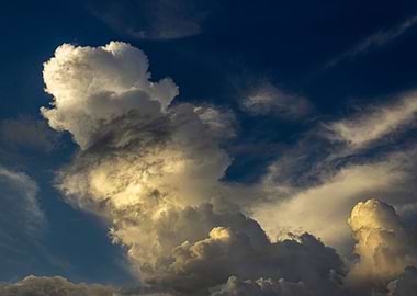 big clouds in the sky