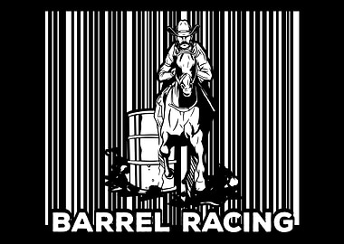 Barrel Racing Show Horse