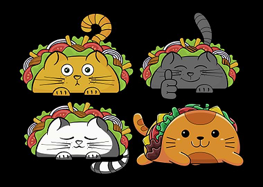 Cute Taco Cats