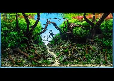Nature Aquascape Aquarium