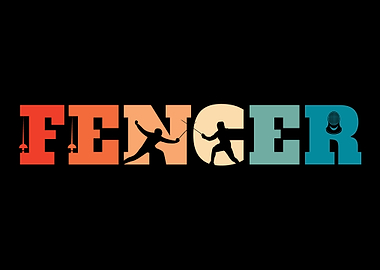 Retro Vintage Fencing