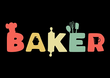 Retro Baking Muffins